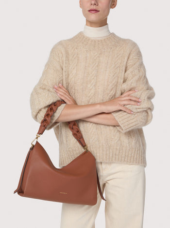 Borsa a spalla rettangolare Coccinelle Boheme Medium in pelle - 5