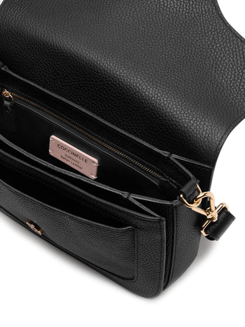 Borsa a spalla/tracolla Coccinelle C-Me Medium in pelle martellata - 4