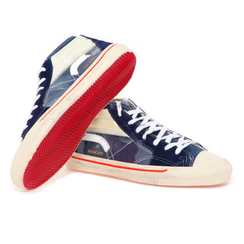 Sneaker Hidnander "Baskate" in camoscio e tessuto - 4