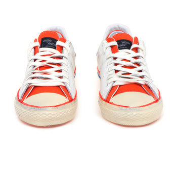 Sneaker Hidnander Straless Low in pelle e canvas - 5
