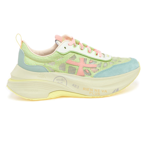 Sneaker Premiata Hill in camoscio e tessuto tecnico - 1