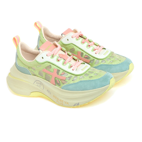 Sneaker Premiata Hill in camoscio e tessuto tecnico - 2