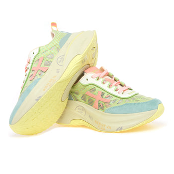 Sneaker Premiata Hill in camoscio e tessuto tecnico - 4