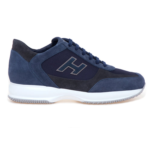 Sneaker Hogan Interactive in camoscio e tessuto