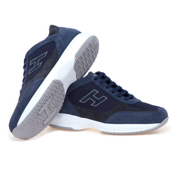Sneaker Hogan Interactive in camoscio e tessuto - 4