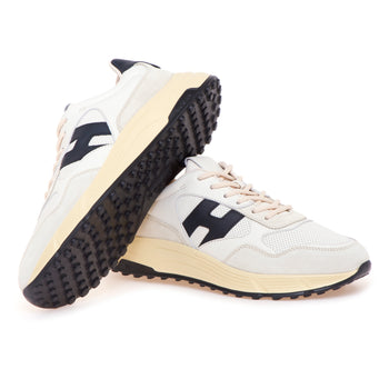 Sneaker Hogna Hyperlight in pelle e camoscio - 4