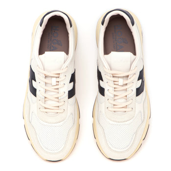 Sneaker Hogna Hyperlight in pelle e camoscio - 5