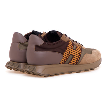 Sneaker Hogan H601 in camoscio e tessuto - 3