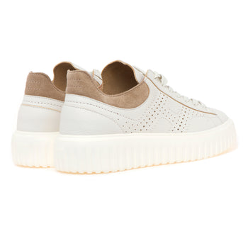 Sneaker Hogan H-Stripe in pelle sfoderata con "H" forata - 3