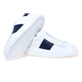 Sneaker Hogan H-stripes in pelle - 4