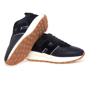 Sneaker Hogan H641 in pelle e camoscio - 4