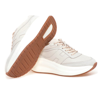 Sneaker Hogan H696 in pelle con suola chuncky - 4