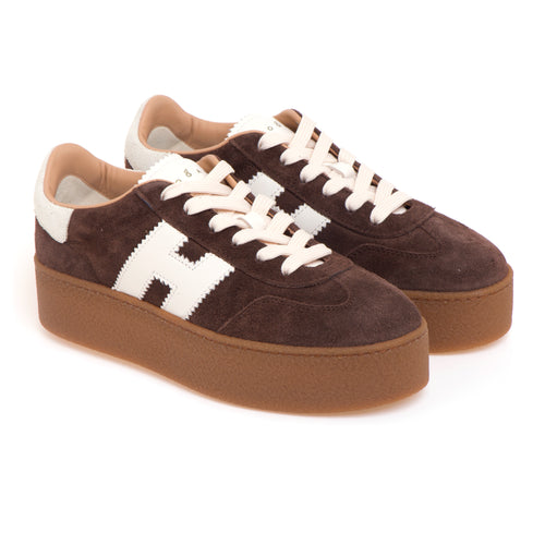 Sneaker Hogan Cool Platform in camoscio - 2