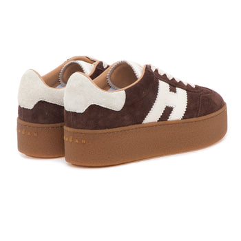 Sneaker Hogan Cool Platform in camoscio - 3