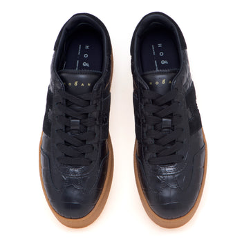 Sneaker Hogan Cool Platform in pelle stampa cocco - 5