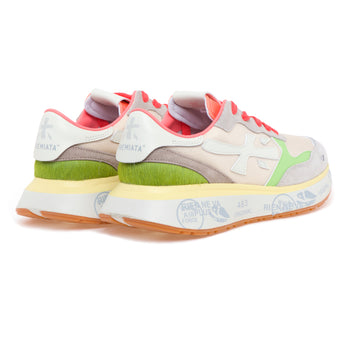 Sneaker Premiata Lauryn in camoscio e tessuto - 3