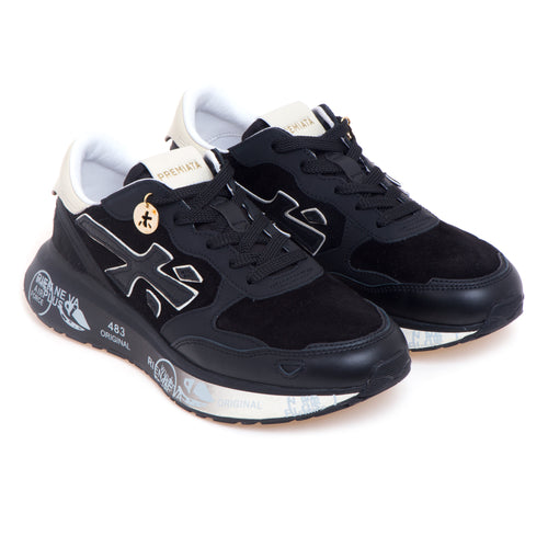 Sneaker Premiata Lauryn in camoscio e pelle - 2
