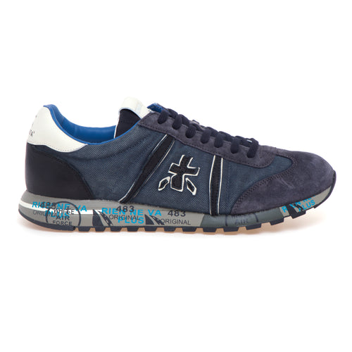 Sneaker Premiata Lucy in camoscio e tessuto