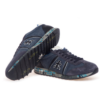 Sneaker Premiata Lucy in camoscio e tessuto - 4