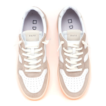 Sneaker D.A.T.E. Court Vintage in pelle e camoscio - 5