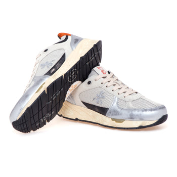 Sneaker Premiata Mase in pelle laminata e tessuto - 4