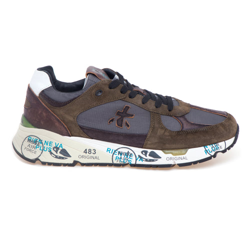 Sneaker Premiata Mase in camoscio e tessuto