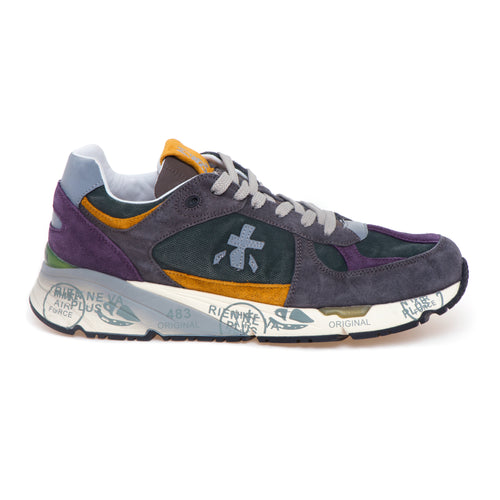Sneaker Premiata Mase in camoscio e tessuto