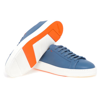 Sneaker Santoni in pelle martellata - 4