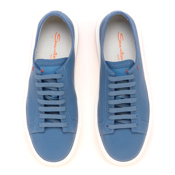 Sneaker Santoni in pelle martellata - 5