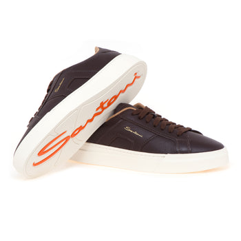 Sneaker Santoni DBS in pelle martellata - 4