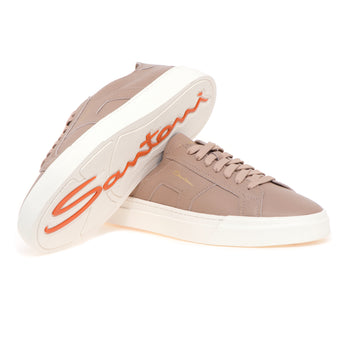 Sneaker Santoni DBS in pelle martellata sfoderata - 4