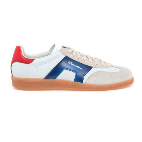 Sneaker Santoni DBS Olympic in pelle sfoderata - 1