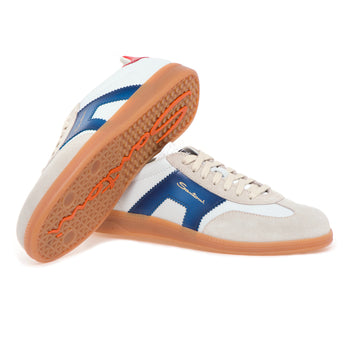 Sneaker Santoni DBS Olympic in pelle sfoderata - 4