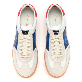 Sneaker Santoni DBS Olympic in pelle sfoderata - 5