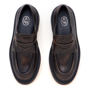 Mocassino ASH in pelle effetto vintage - 5