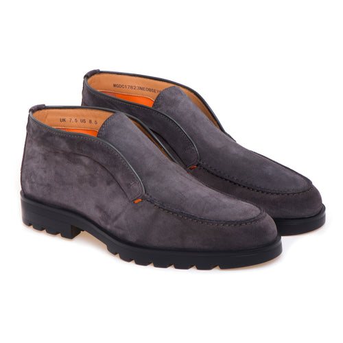 Polacco senza lacci Santoni in camoscio - 2