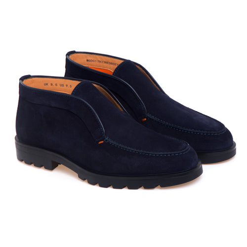 Polacco senza lacci Santoni in camoscio - 2