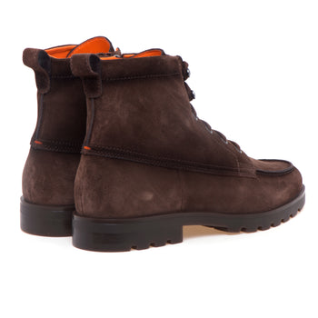 Polacco Santoni in camoscio con suola in gomma - 3