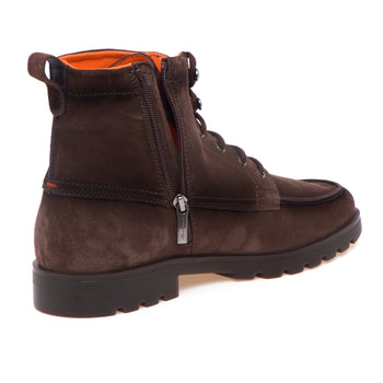 Polacco Santoni in camoscio con suola in gomma - 4