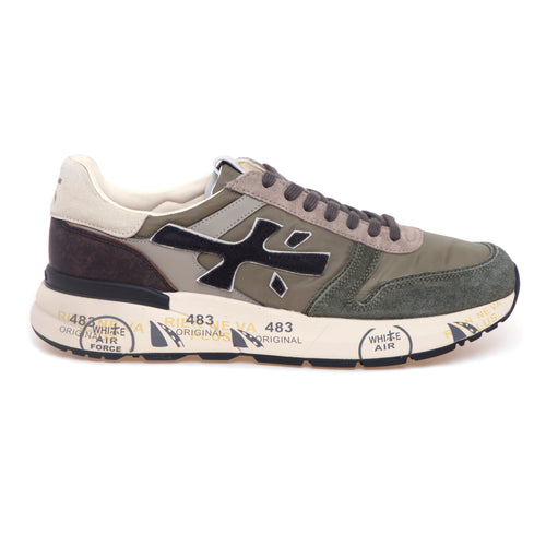 Sneaker Premiata Mick in camoscio e tessuto