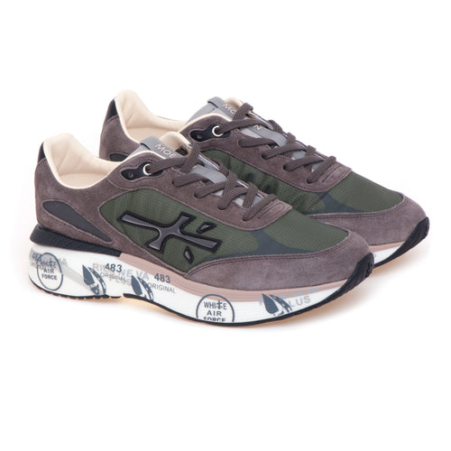 Sneaker Premiata Moe Run in camoscio e tessuto - 2