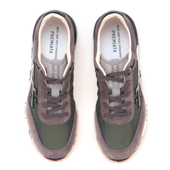Sneaker Premiata Moe Run in camoscio e tessuto - 5