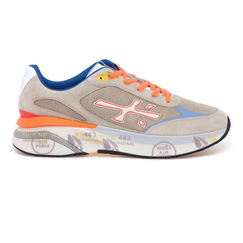 Sneaker Premiata MoeRun in camoscio e tessuto tecnico