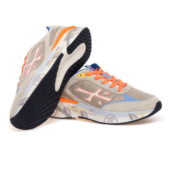 Sneaker Premiata MoeRun in camoscio e tessuto tecnico - 4