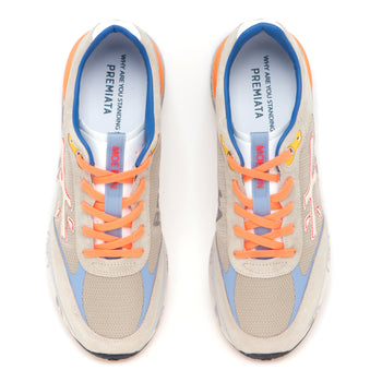 Sneaker Premiata MoeRun in camoscio e tessuto tecnico - 5