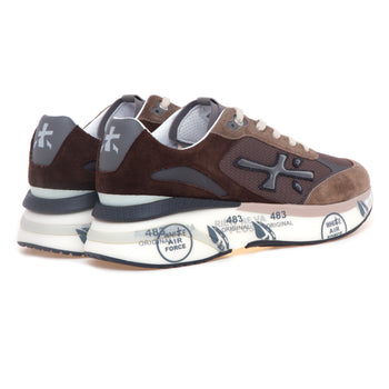 Sneaker Premiata Moe Run in camoscio e tessuto - 3