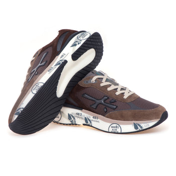 Sneaker Premiata Moe Run in camoscio e tessuto - 4