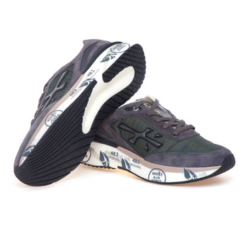 Sneaker Premiata Moe Run in camoscio e tessuto - 4