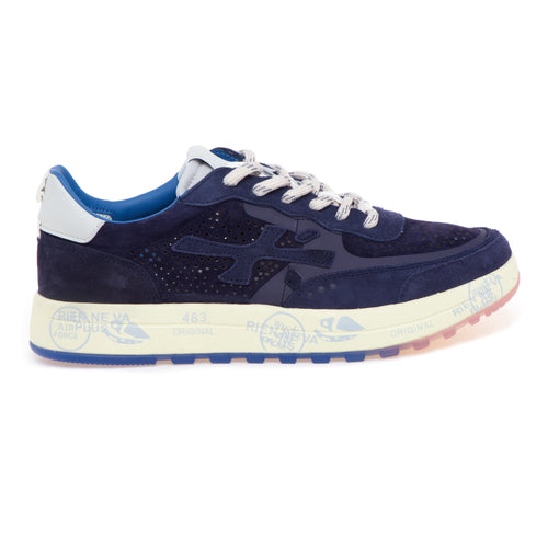 Sneaker Premiata Nous in camoscio e tessuto