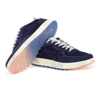 Sneaker Premiata Nous in camoscio e tessuto - 4